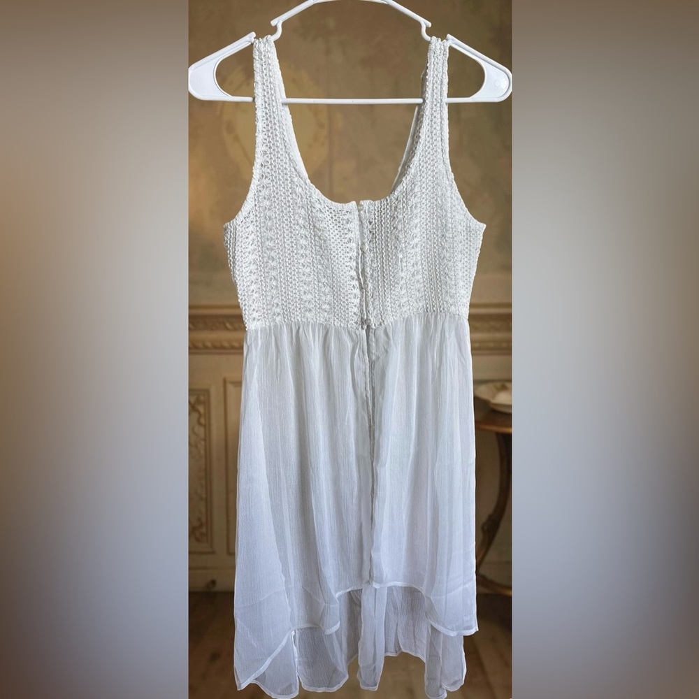 NWOT Vintage Y2K Hollister Flyaway Open Tank Crochet Blouse - Small